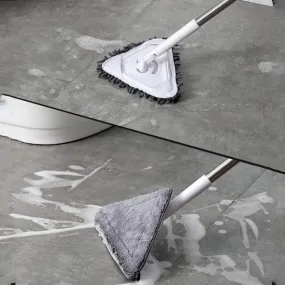 360 Rotating Triangular Corner Mop With Long Handle