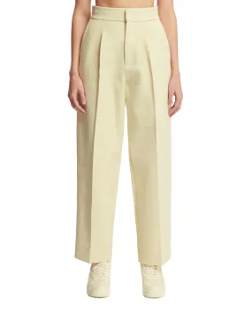 Beige Tailored Trousers