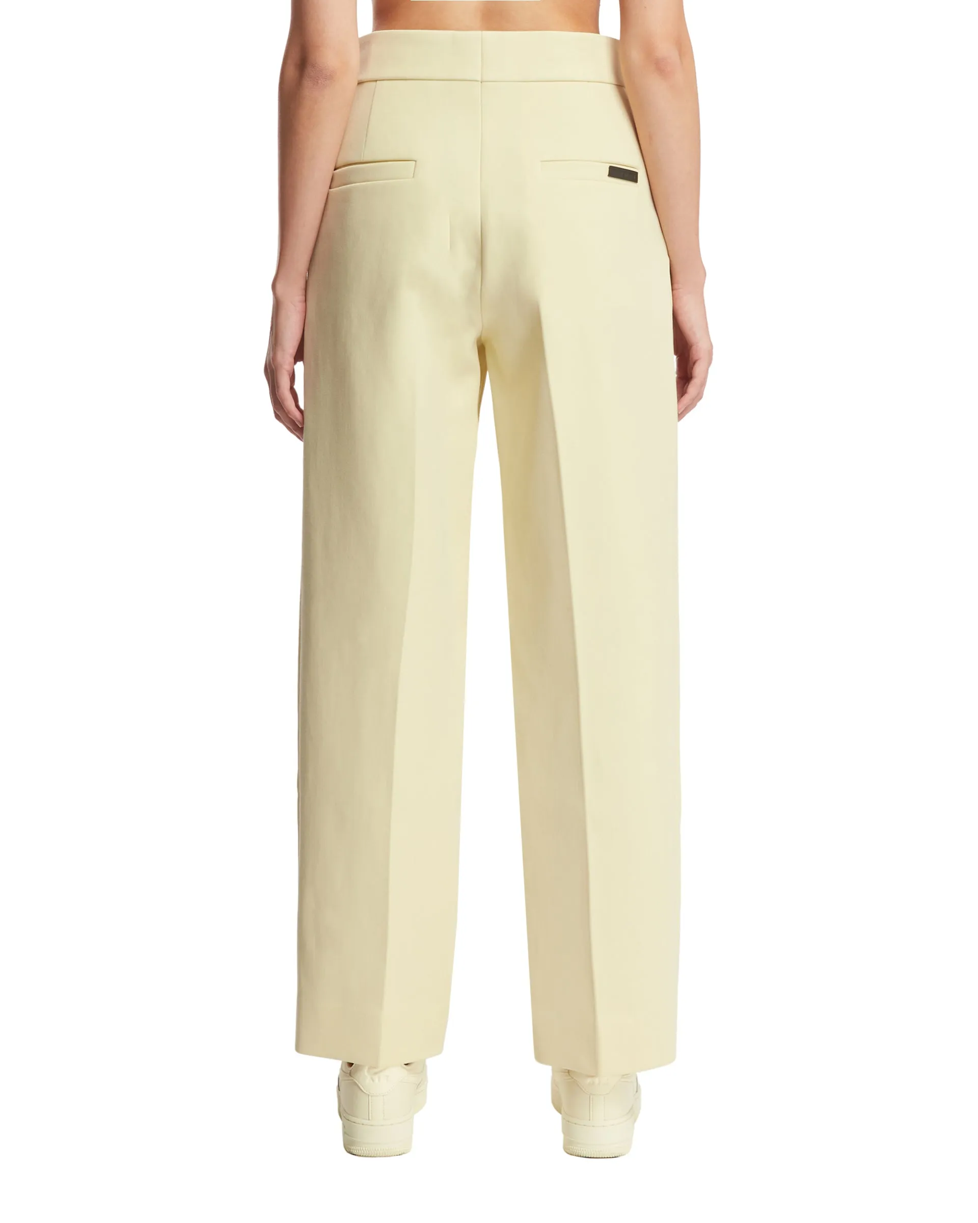 Beige Tailored Trousers