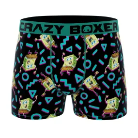 CRAZYBOXER SpongeBob Retro Men?s Boxer Briefs