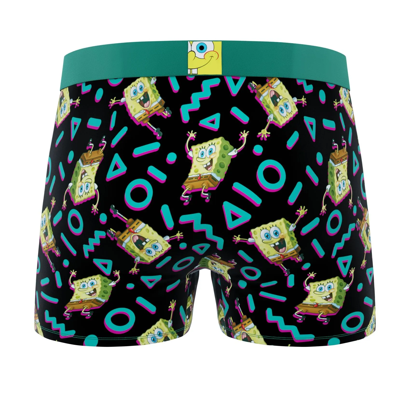 CRAZYBOXER SpongeBob Retro Men?s Boxer Briefs