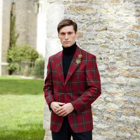 Faulkner Red Tartan Wool Jacket