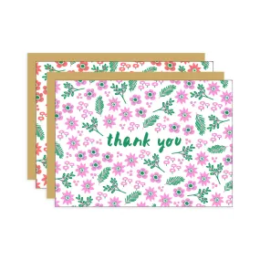 Floral Thank You Mixed Boxed Card Set