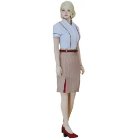 HiPlay CUKE TOYS, Q Flight Attendant Outfit Set, Figure Doll Clothes