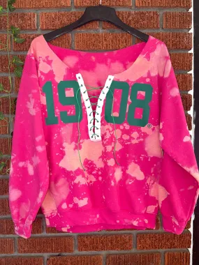 The "Barbie Girl" Pink Lace-Up Sweatshirt